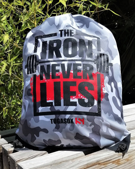 The Iron Never Lies GYM BAG - TugaSox Fitness Store