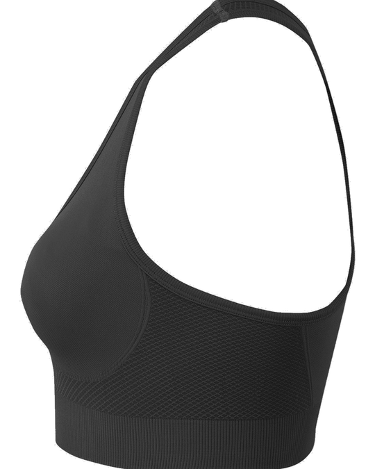 Twin MountainBlack - Sport Bra - TugaSox Fitness Store