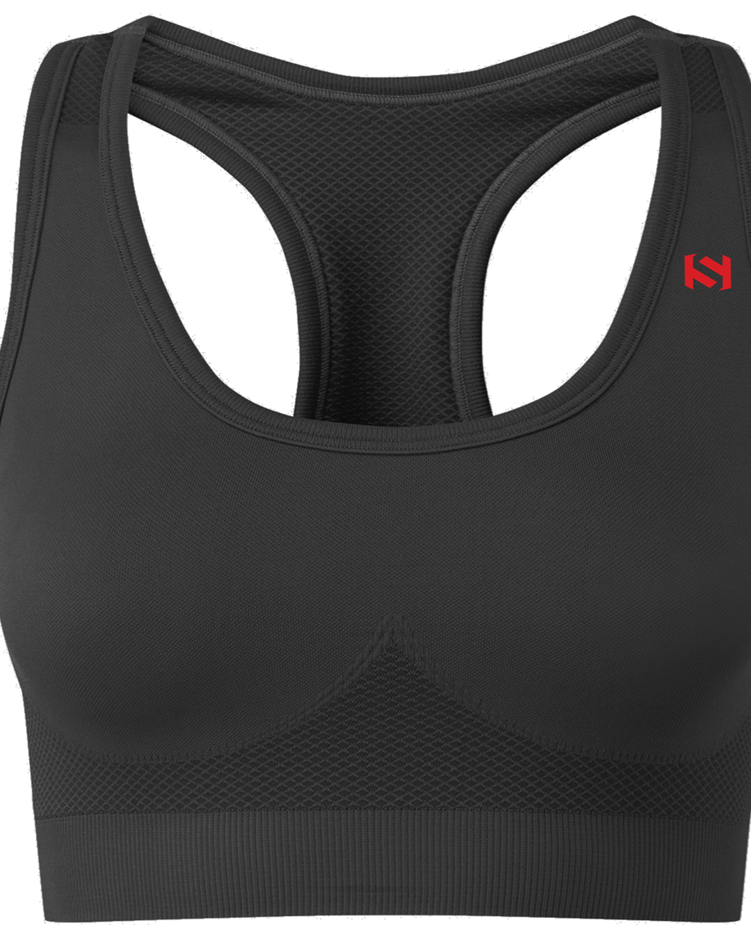 Twin MountainBlack - Sport Bra - TugaSox Fitness Store