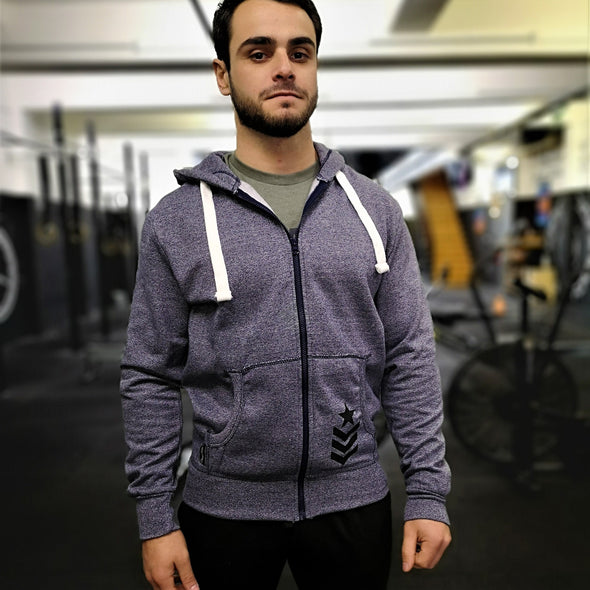 Wod Booster - Hoodie Unisexo com fecho | Wod Booster Denim - Unisex Zip-Up hoodie